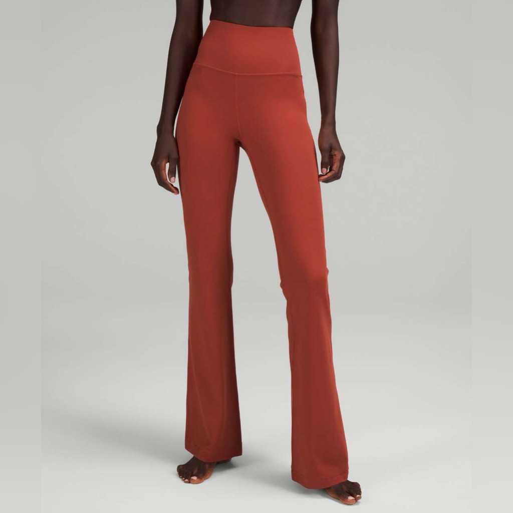 Lululemon Groove Super-High-Rise Flared Pants In Cayenne Size 2 Yoga Pilates